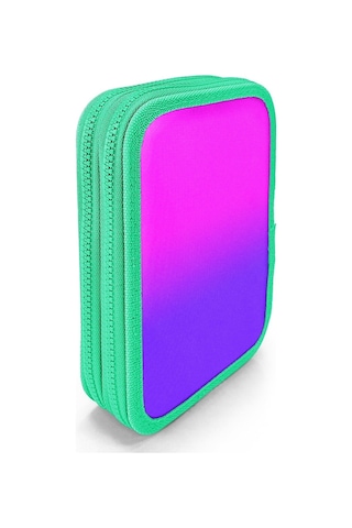Coral High İki Karlı Organizer Kalemlik - Pembe Mor Gradyan, Kız Çocuk, Pembe Mor Gradyan Pembe - Mor