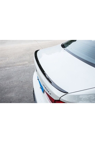 Bmw 5 Serisi G30 M5 İnce Spoiler Boyasız, Abs Plastik 520 Spoyler, 2018 2023, G30 Arka Bagaj Çıtası