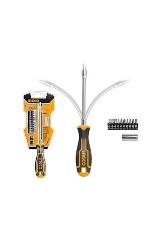 Ingco AKSDFL1208 Tornavida Spiralli 12'li Set