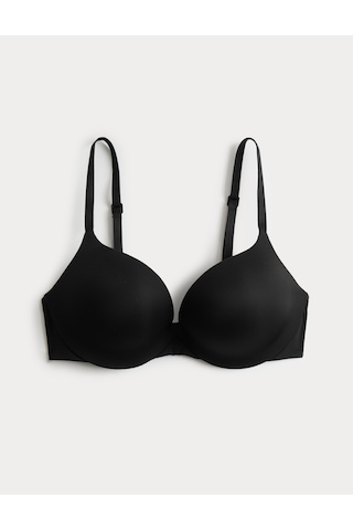 Marks & Spencer Body Invisibles Çift Destekli Push-Up Sütyen T33006701 Siyah