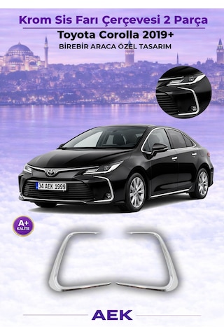 Toyota Corolla Sis Farı Çerçevesi 2019- P. Çelik