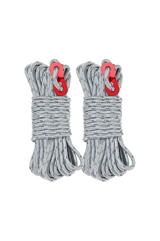 Skycity Dayanıklı Poliester 4mm Işık Yansıtan Kamp Çadır Rengi, Fikstür Ve Rüzgar Direnci Için Fs-5000 Çok Renkli