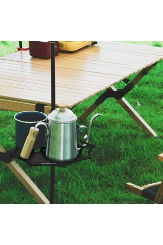 Trendooze Ve Tepsisi Tasarım Portatif Paslanmaz Mavi Kompakt Kamp Işık İçin Hafif Direği Çelik Alanları - Tt Mavi