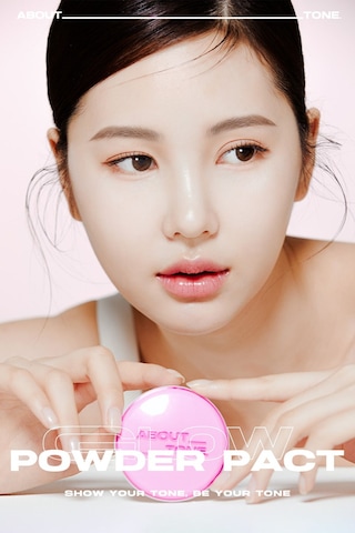 About Tone Doğal Tonlayıcı Şeftali Pudra ABOUT TONE Glow Powder Pack