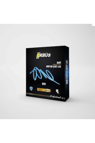 Orbus Mavi Hortum Şerit Led 8w - 5 Metre