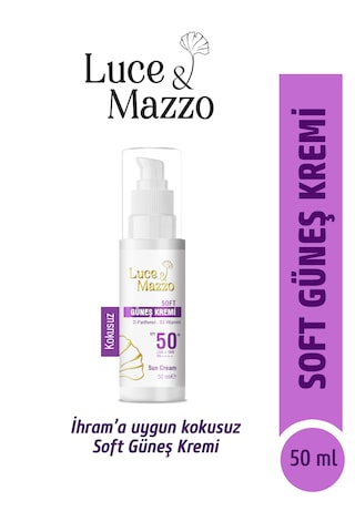 Luce & Mazzo Soft Koruyucu Güneş Kremi SPF50+ 50 ML