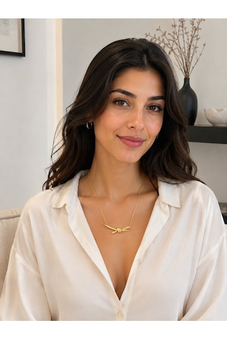 Düğüm Kolye Gold