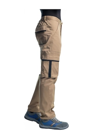 Şensel, İş Pantolonu, Bej-Siyah, Komando Cepli -54E457-