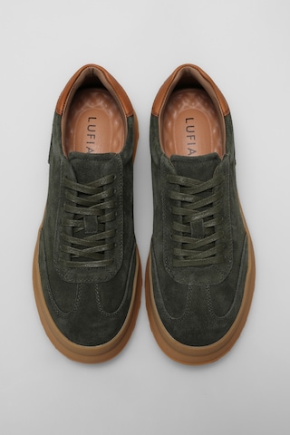 Lufian Adam Erkek Deri Sneaker Ayakkabı Yeşil Yeşil 112230207100600 Yeşil