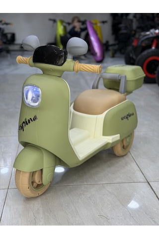 Akülü Motor 0-4 Yaş Yeşil