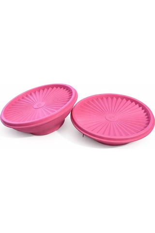 Tupperware Yıldız Kaplar 400 Ml 2li Saklama Ve Servis Kabı Pembe
