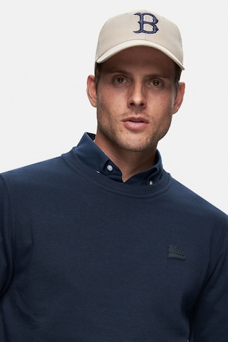 Ucla Suerte Lacivert Bisiklet Yaka Kauçuk Standard Fit Erkek Sweatshirt Lacivert