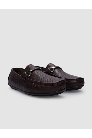 Cabani Parga %100 Hakiki Deri Kahverengi Tokalı Erkek Loafer