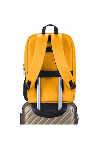 Classone 15,60'' Uyumlu W308- Mila Serisi Lenovo,hp,asus,monster,macbook,macair Uyumlu Laptop,notebook Sırt Çantası-sarı