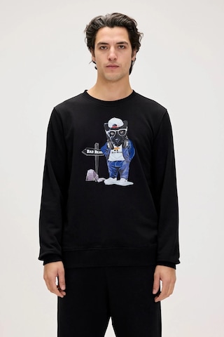 Bad Bear Panther Siyah Erkek Sweatshirt