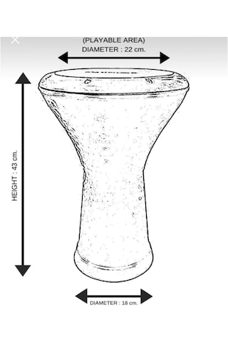 Vatan Darbuka 5 No Yeşil Çatlak Boyalı Profesyonel Mısır Darbuka Döküm Çömlek Doumbek