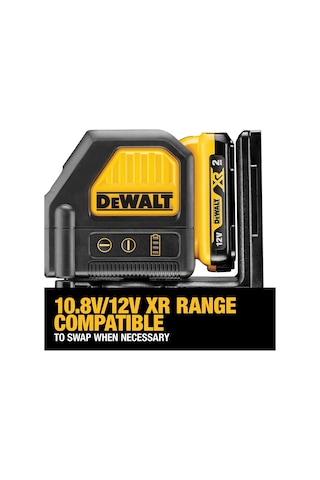 Dewalt DCE088D1R-QW Artı Lazer 108V Kırmızı - Li-Ion 2Ah Akü