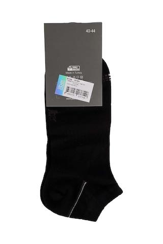 Jiber Erkek Modal Patik Likralı Çorap 6104/6106 - 6 Adet Siyah