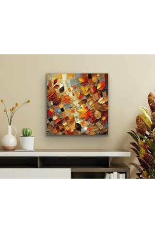 Gees Global Sonbahar Mevsimi Kanvas Tablo 60x60cm Gbzs Çok Renkli