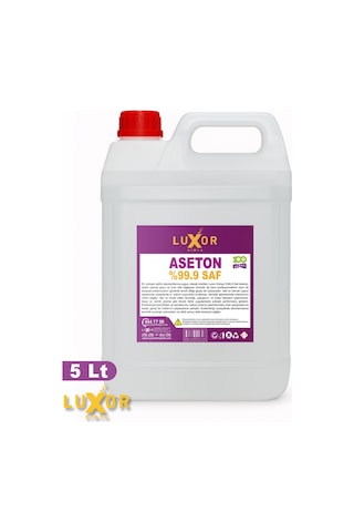 Luxor Kimya Saf Aseton Oje Temizleyici 5 L
