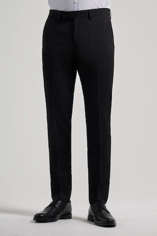 İmza Siyah Esnek Yandan Cepli Slim Fit Classic Pantolon 1003250106 Siyah