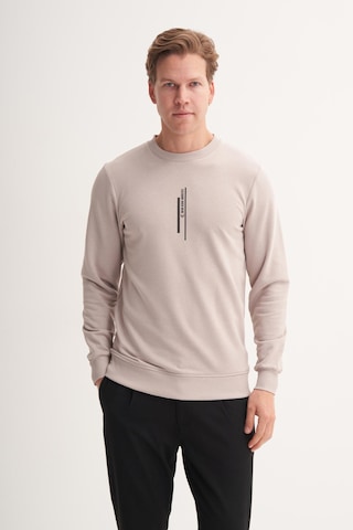Cazador 54185 Erkek Bisiklet Yaka Sweatshirt Gri