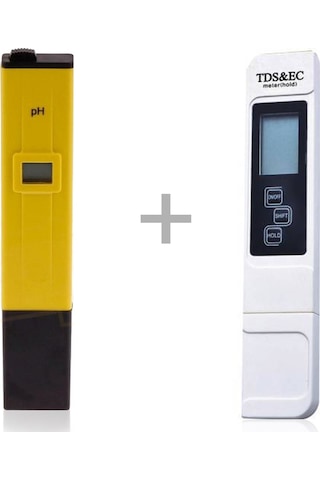 Aek-Tech 0-14 Ph Metre Ve Tds 0-9990 Ppm Iletkenlik Ölçer Seti
