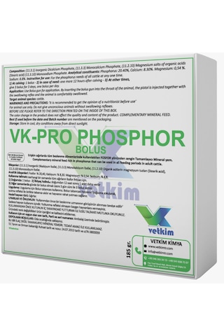 Vk-pro Phosphor Bolus - 48 Adet 185 Gr Yutturma Aparatı Hediyeli