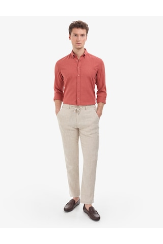 Pierre Cardin Erkek Kiremit Gömlek Desenli 50325356-vr031