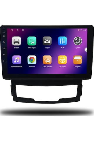 Caros Ssangyong Korando 2011-2013 Uyumlu Android Multimedya 4gb Ram 32gb Hafıza 9"