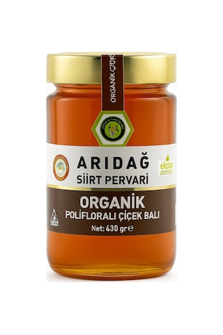 Arıdağ Organik Polifloralı Çiçek Balı 430 G