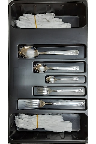 Kardelen 12 Kişilik 60 Parça Yıldız Model Kaşık Çatal Seti Çelik