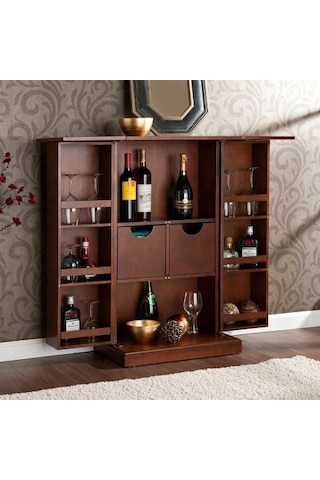Showroomistanbul Sed Mobilya Couple Amerikan Bar Masası Dolabı Bufesi