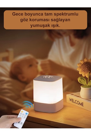 Greentech Masaüstü Şarjlı LED Aydınlatma - Gece Lambası / GT-CL09 Beyaz - Sarı