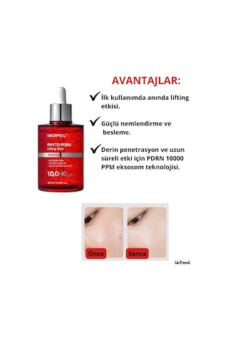 Medipeel Phyto Exosome Pdrn Lifting Shot Ampoule 100 Ml Pdrn'li Peptid Lifting Ampulü