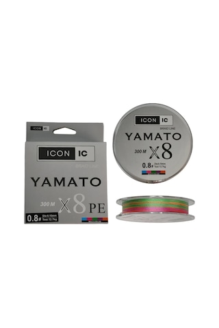 İcon-ic Yamato 8x 300 Mt Multicolour Örgü İp Misina 0.18