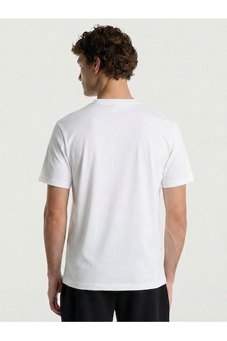 Nb Lifestyle Men Tshirt Erkek Beyaz T-shirt - Mnt1649 Beyaz