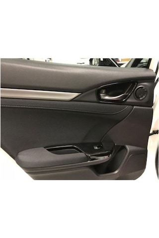 Honda Civic 2016-2021 Fc5-Fk7 Kapı Kolçak Kaplaması (Piano Black) (487308642)