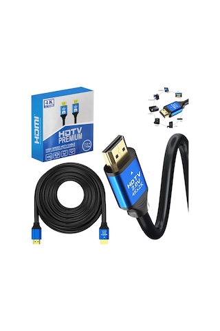 Hdmi Kablo 2.0v Hdtv 4k 60hz 10mt Poke Pk-6854