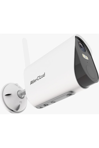 Avercloud Tuya Ac-s12 Ip Wıfı Spotlıght 2x6500k Beyaz Led Pır Bullet Solar Kamera