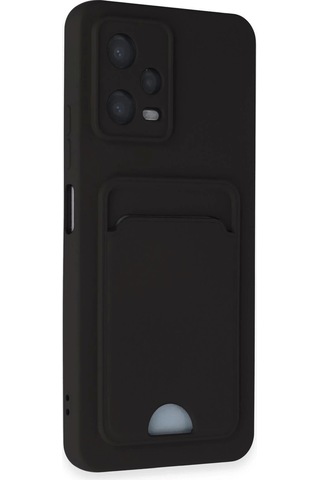 Xiaomi Poco X5 5g Kılıf Kelvin Kartvizitli Silikon - Siyah Çok Renkli