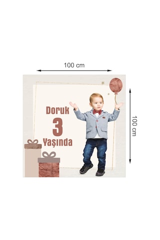 Kişiye Özel 100X100 Cm Doğum Günü Afiş Branda Baskı N11.4451 Kişiye Özel 100X100 Cm Doğum Günü Afiş Branda Baskı N11.4451