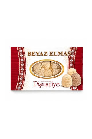 Beyaz Elmas Küçük Boy Pişmaniye 125 Gr - Kakaolu Geleneksel Türk Pişmaniyesi - Tel Helva