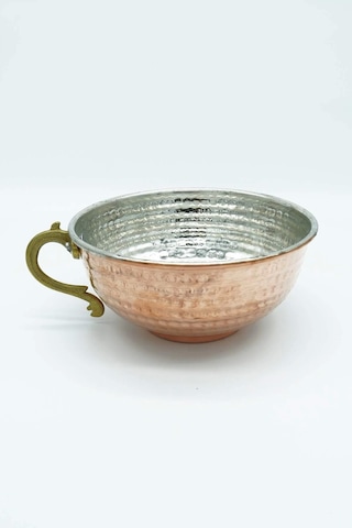 Bakır Ayran Tası 12x12x6cm Çok Renkli