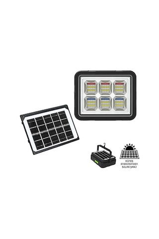 Jenerik Wison Ws-5570 150 Watt Güneş Enerjili Solar Kamp Feneri Projektör