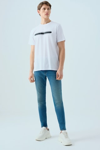 Loft Erkek Tişört Lf2038585 Beyaz