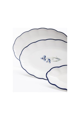 Maxx Doria Flower Blue 6 Kişilik 29 Parça Kahvaltı Takımı Pa2084 Beyaz - Mavi