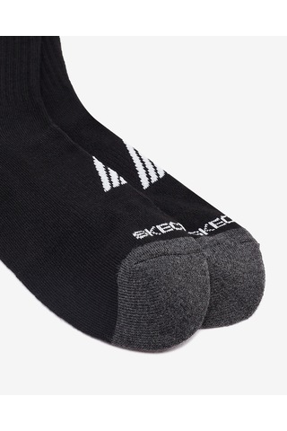 Skechers 6'lı Kadın Yarım Taban Destekli Crew Çorap Kadın Siyah Çorap S600318-001