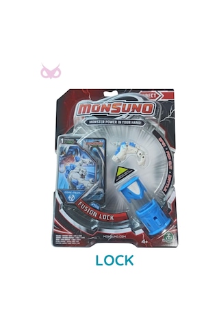 Monsuno Lisanslı 3 Lü Fusion Figür Seti Backslash, Lock, Evo Tek Beden
