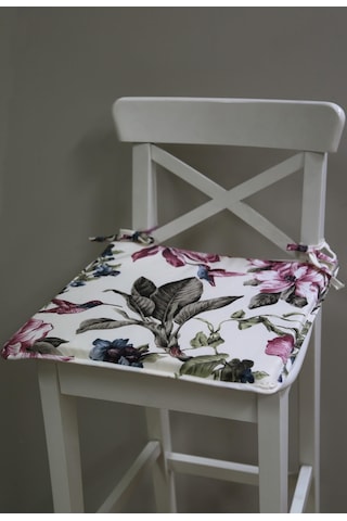 Premier Home Sandalye Minderi Pembe Çiçekli 40x40